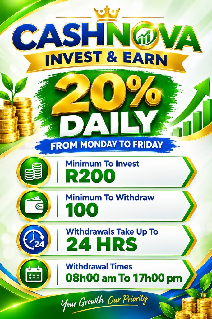 CASHNOVA 20% Daily Official Poster